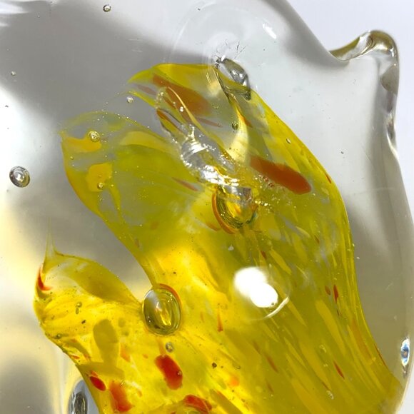 Glass Angel Fish Figurines Paperweights Home Office Decor Collectibles - Picture 11 of 11